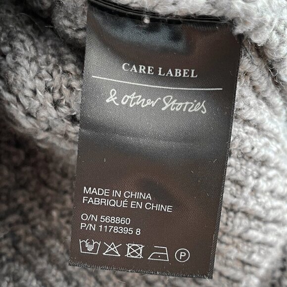& Other Stories Wool Blend Cardigan - Picture 9 of 12